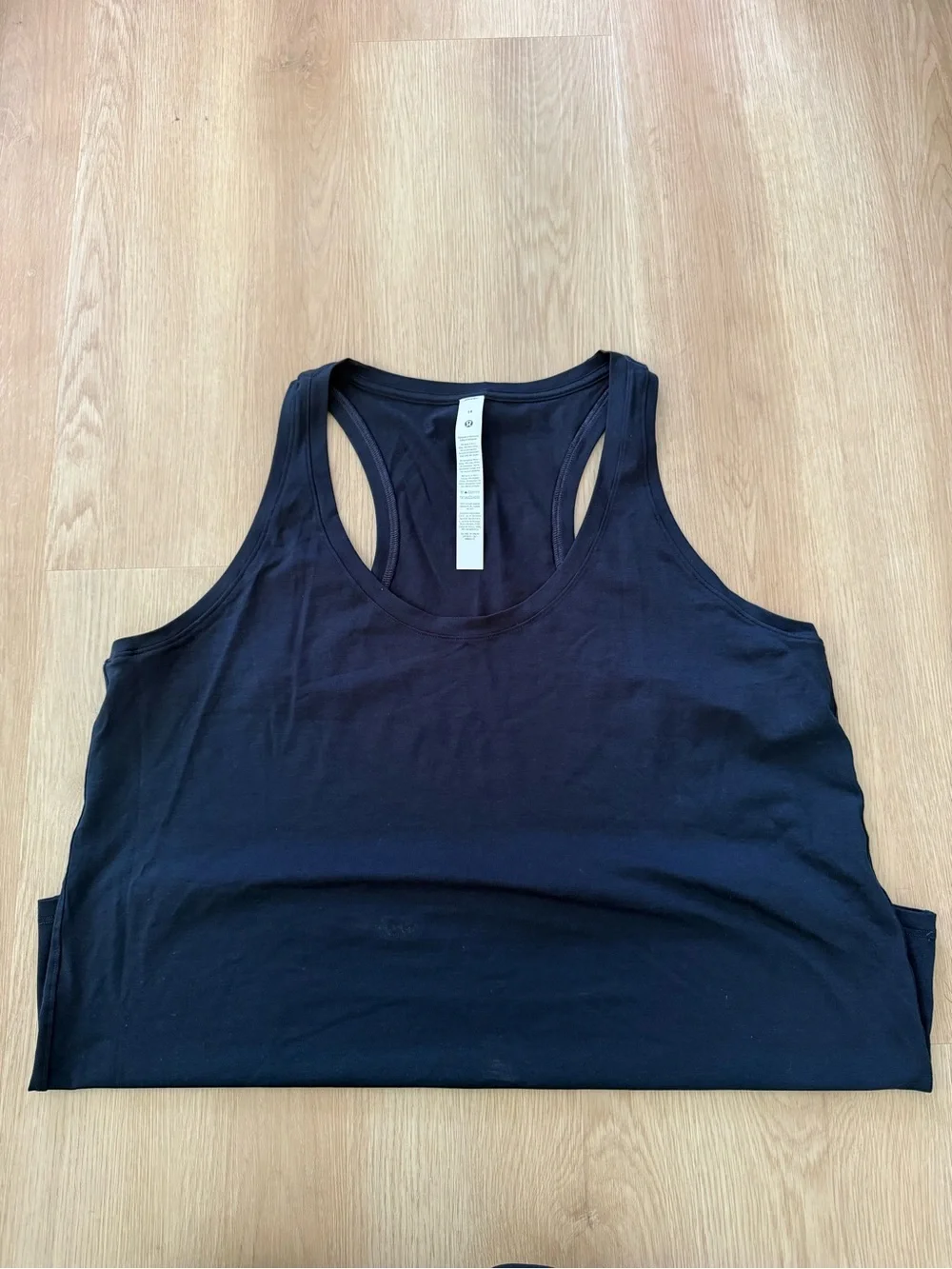 lululemon athletica Black Racerback Tank Top